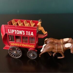 Vintage Lipton’s Tea Omnibus Figurine